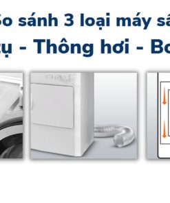 So sánh máy sấy Ngưng tụ - Thông hơi - Bơm nhiệt