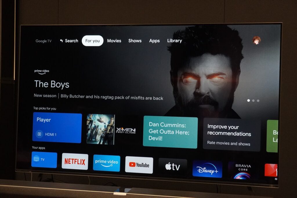 Google Tivi Sony A80J