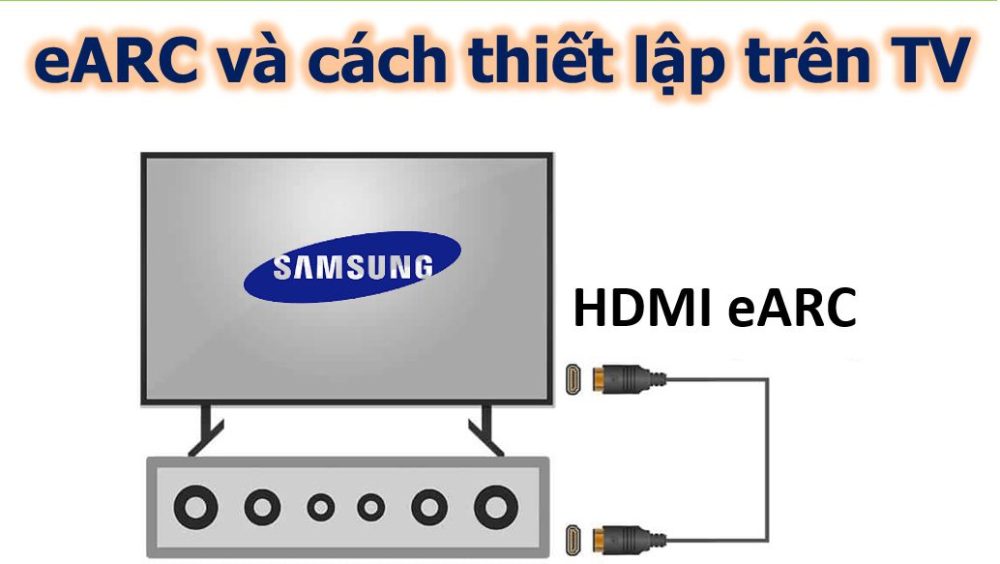 HDMI eARC là gì? Cách thiết lập trên tivi Samsung