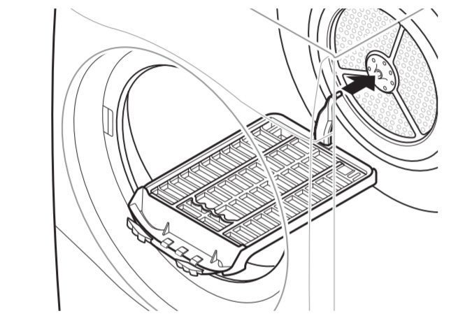 Lắp dàn sấy vào máy Hướng dẫn sử dụng chế độ dàn sấy trên máy sấy LG Heatpump