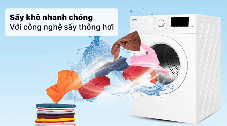 Review máy sấy quần áo Galanz về khả năng sấy nhanh chóng