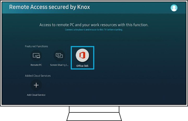 Cách sử dụng Truy cập từ xa truy cập Office 365 trên tivi Samsung