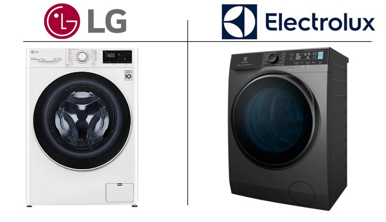 So sánh máy sấy LG và Electrolux về thiết kế, mẫu mã, chủng loại