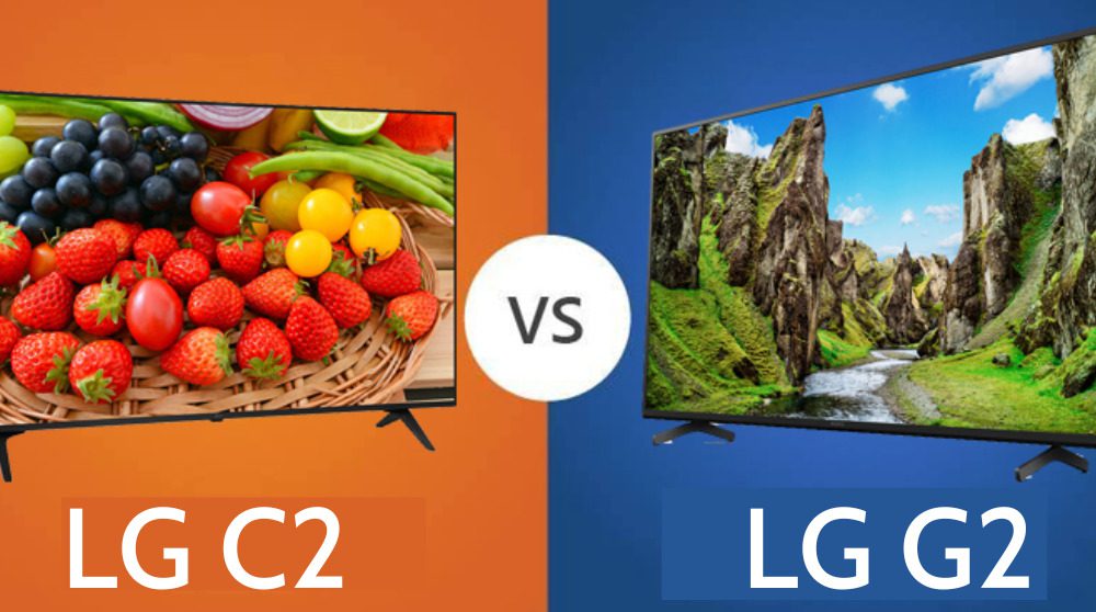 so sánh tivi LG G2 với LG C2