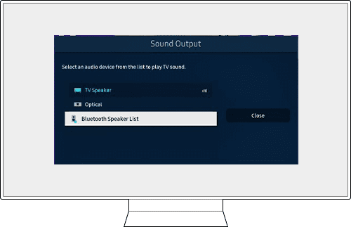 kết nối tai nghe không dây với tivi Samsung