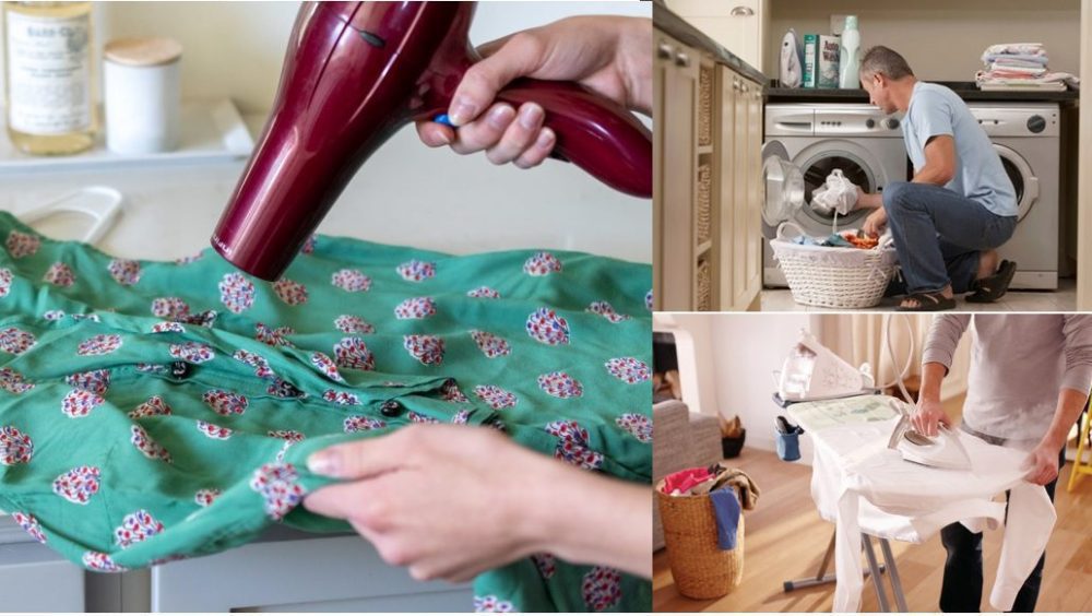 Cách làm quần áo khô nhanh chóng