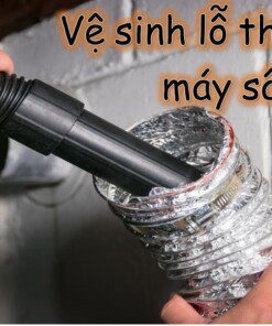 cách vệ sinh máy sấy thông hơi