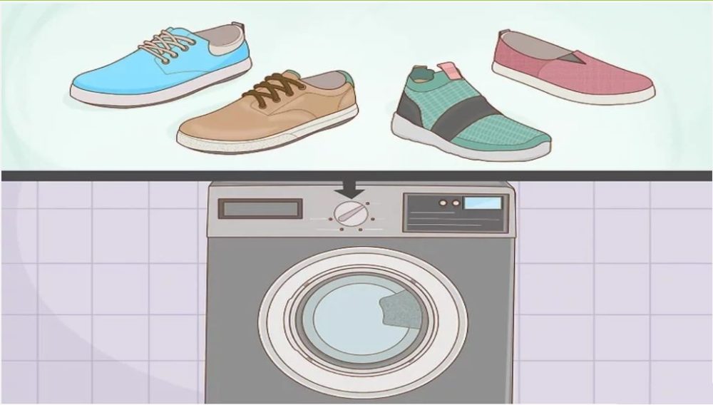 Cách sấy giày bằng máy sấy quần áo