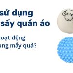 Cách sử dụng bóng sấy quần áo: Cả len và nhựa