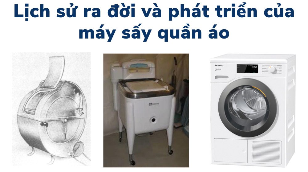Lịch sử máy sấy quần áo