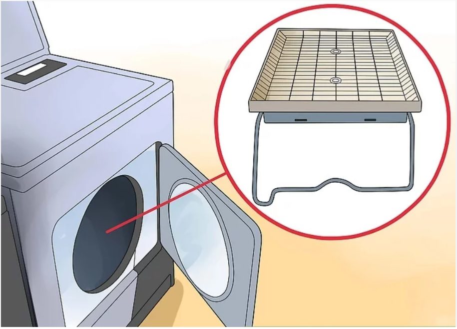 Sử dụng giá sấy để tránh giày đập trong máy sấy