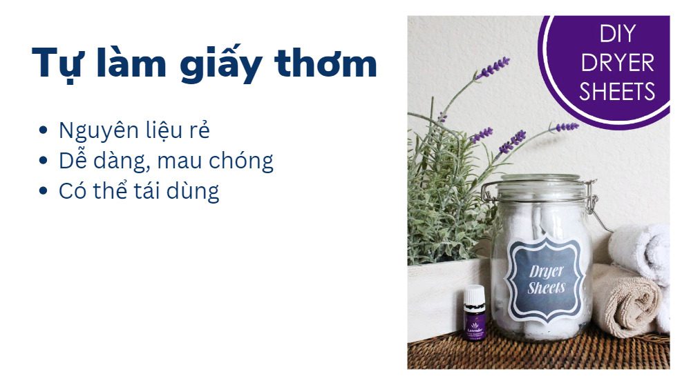 Tự làm giấy thơm