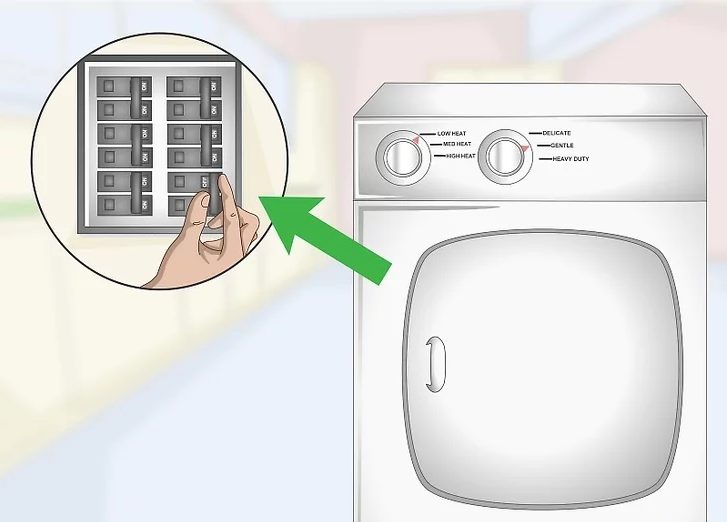 tắt gas hoặc tắt điện