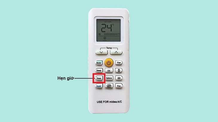 Cách hẹn giờ điều hòa Midea: TIMER ON - TIMER OFF Cách hẹn giờ điều hòa Midea: TIMER ON - TIMER OFF