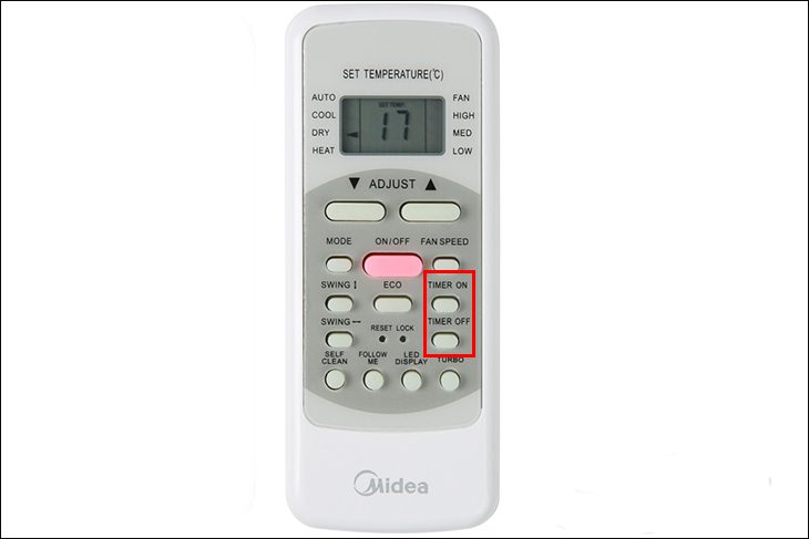 Cách hẹn giờ điều hòa Midea: TIMER ON - TIMER OFF Cách hẹn giờ điều hòa Midea: TIMER ON - TIMER OFF