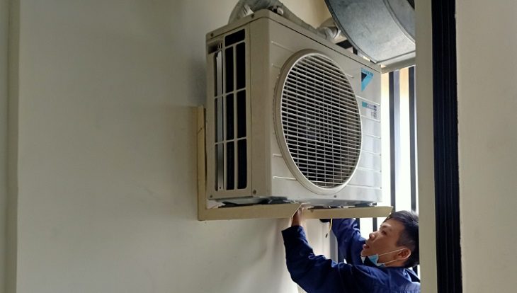 Lắp giá đỡ dàn nóng và gắn dàn nóng Cách lắp giá đỡ và gắn cục nóng điều hòa 2 chiều