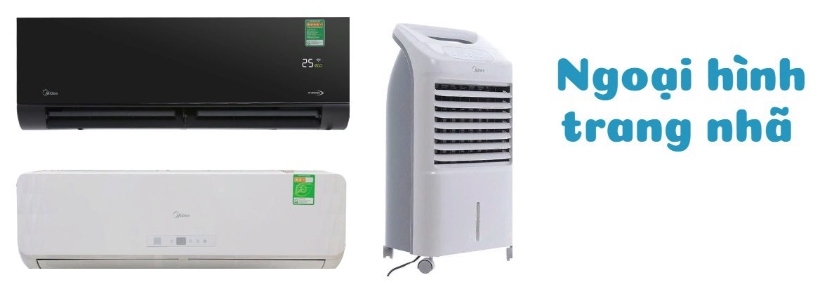 Đánh giá chất lượng điều hoà Midea: Có đủ tốt để mua không? Đánh giá ngoại hình điều hòa midea