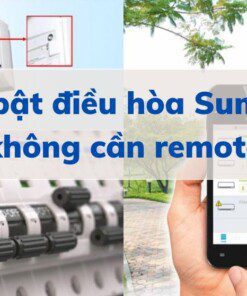 Cách bật điều hòa Sumikura bằng tay, không cần điều khiển