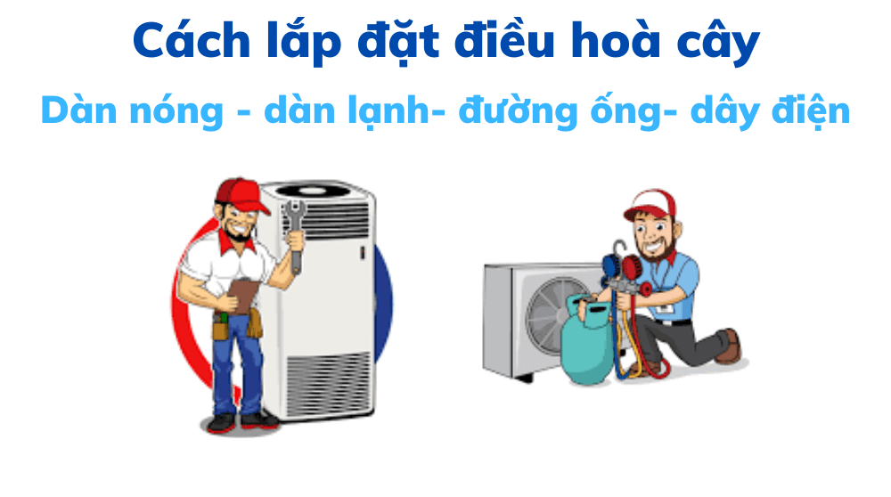 Cách Lắp đặt điều Hoà Cây