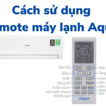 Cách sử dụng remote máy lạnh Aqua: chỉnh điều hòa mát nhất
