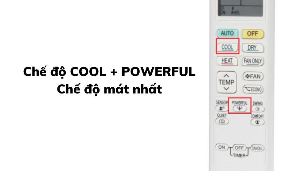 điều hoà đaikin bật chế độ nào mát nhất