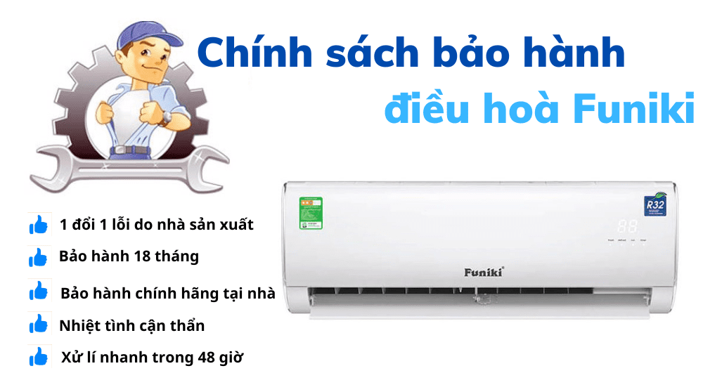 Chính Sách Bảo Hành điều hoà Funiki