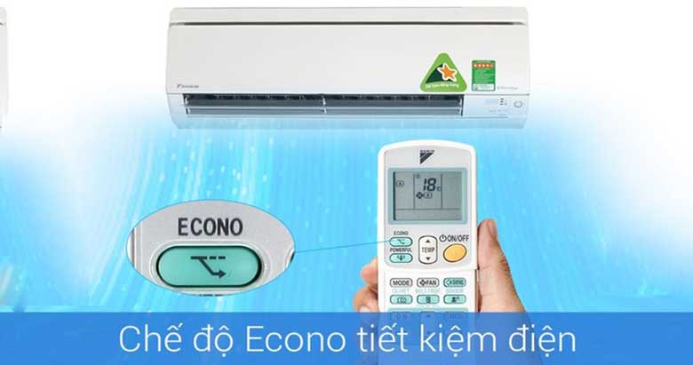 Chế độ tiết kiệm điện máy lạnh Daikin