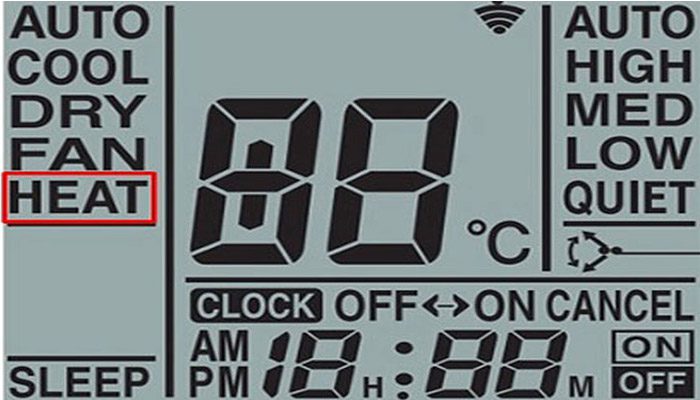 Cách bật chế độ nóng (Heat) điều hòa 2 chiều Funiki Chế độ Heat của điều hòa Funiki