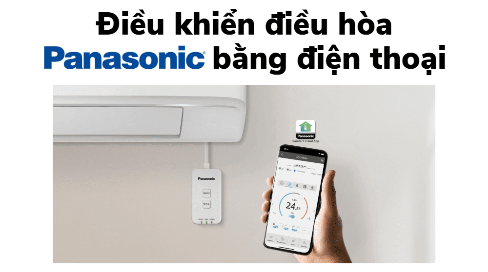 phần mềm điều Khiển điều Hòa Panasonic Bằng điện Thoại