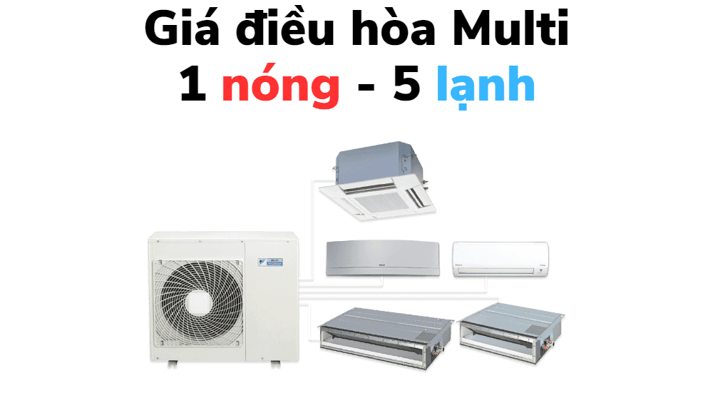 điều Hòa Multi 1 Nóng 5 Lạnh