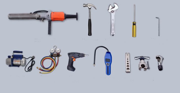 Dụng cụ lắp điều hoà tủ đứng