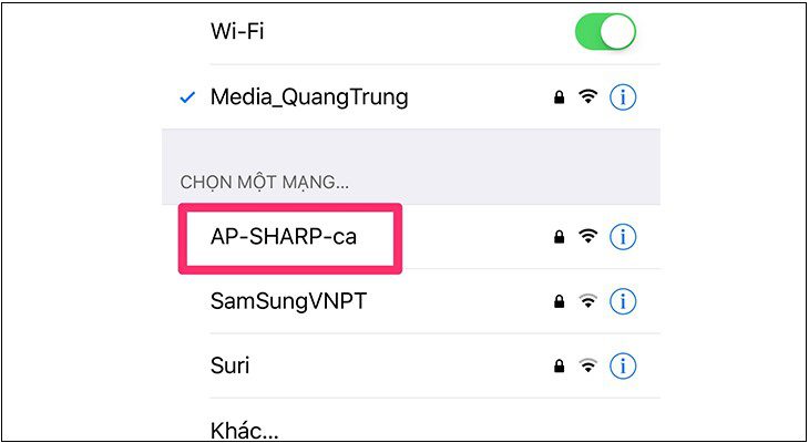 Hướng dẫn điều khiển máy lạnh Sharp wifi bằng điện thoại kết nối điện thoại với sóng Wifi của máy lạnh sharp