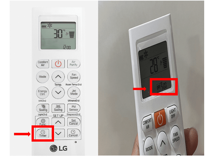 Kí Hiệu Hẹn Giờ Tắt Trên điều Hoà Lg