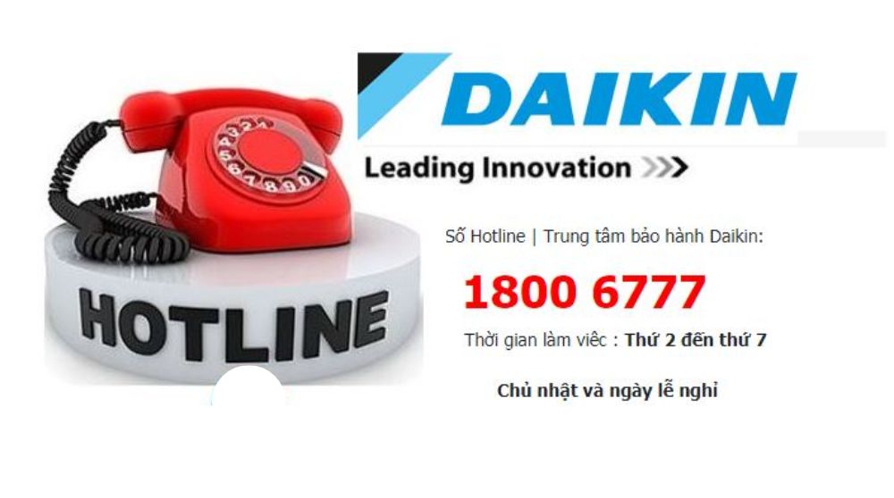Tổng đài chăm sóc khách hàng điều hòa Đaikin
