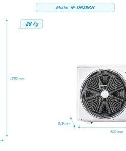 Điều hòa tủ đứng Dairry IF-DR28KH - hình số 2