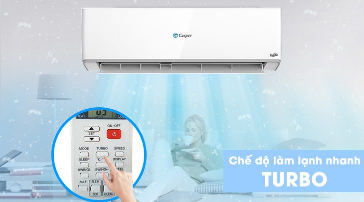 Các chế độ trên máy lạnh Casper - Chế độ làm lạnh nhanh