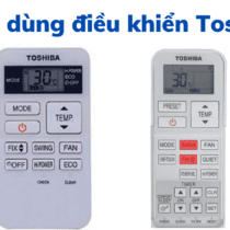 Cách sử dụng điều khiển điều hoà Toshiba: 1 – 2 chiều, Inverter