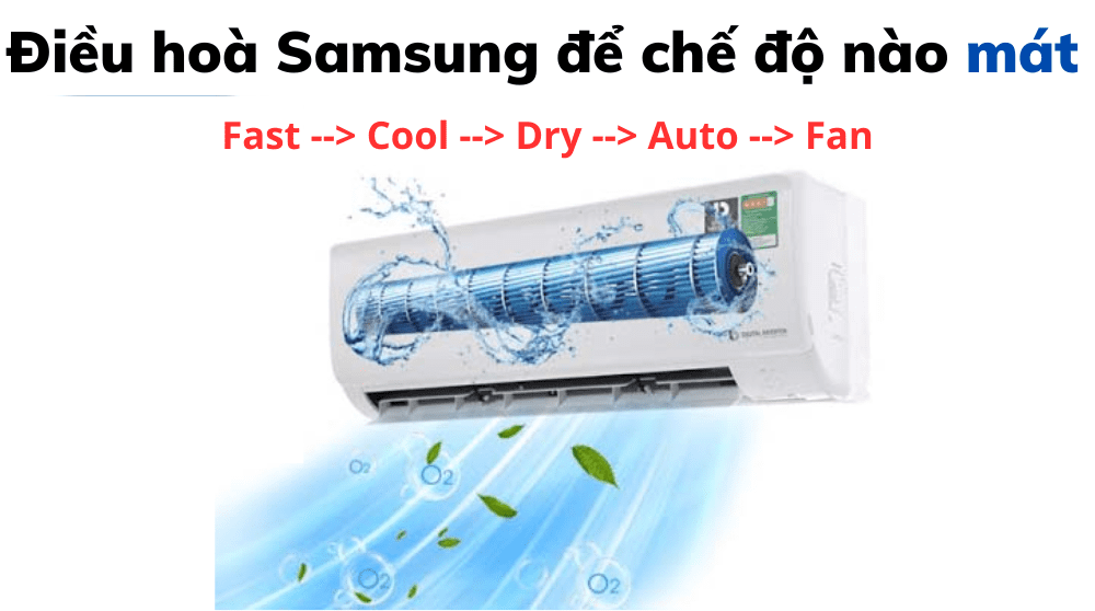 Điều Hoà Samsung để Chế độ Nào Mát Nhất