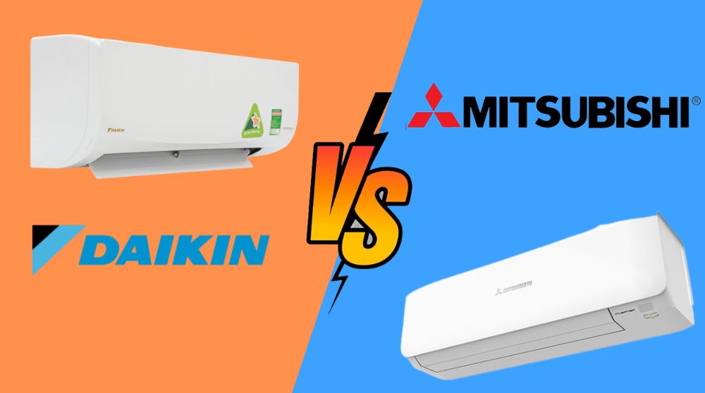 So sánh điều hòa Đaikin và Mitsubishi