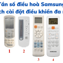 Tần số máy lạnh Samsung và mã điều khiển đa năng: Cách cài