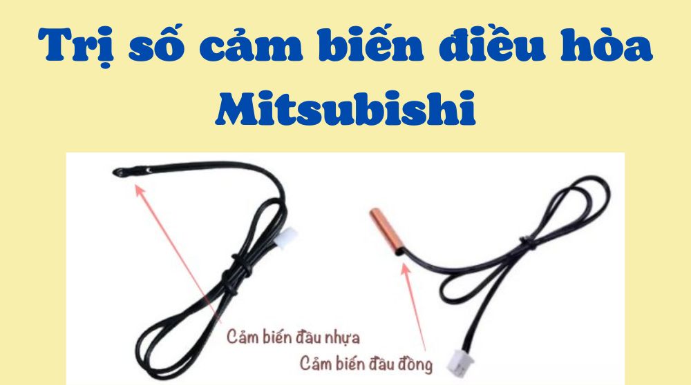 Trị số cảm biến điều hòa Mitsubishi