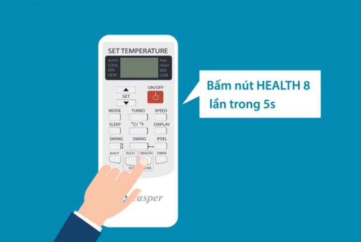 Kích hoạt tính năng wifi của điều hòa Casper để kết nối điều hòa casper với điện thoại