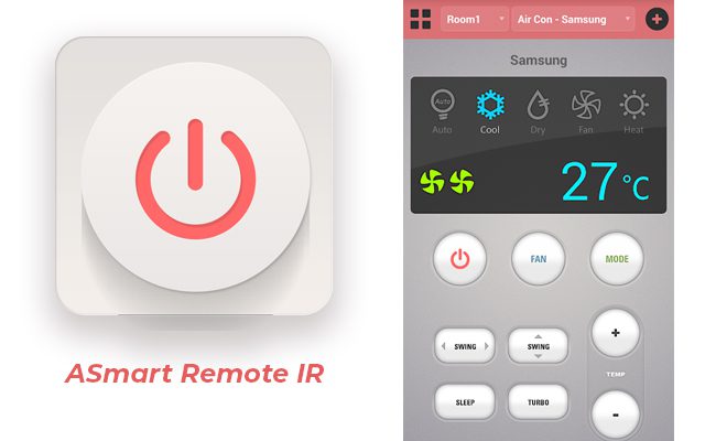 Ứng dụng ASmart Remote IR Cách mở điều hòa Mitsubishi bằng điện thoại nhờ ứng dụng ASmart Remote IR