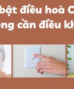 Cách bật điều hòa Casper không cần điều khiển