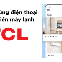 Cách điều khiển điều hòa TCL bằng điện thoại [với app]