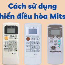 Cách sử dụng điều khiển điều hòa Mitsubishi 1, 2 chiều để chỉnh