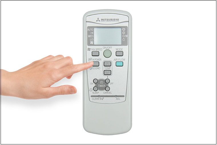 Cách bật chế độ làm lạnh nhanh/ tiết kiệm điện cách sử dụng máy lạnh mitsubishi heavy bật chế độ làm lạnh nhanh/ tiết kiệm điện