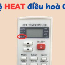 Chế độ HEAT/nóng của điều hòa Casper: cách bật để sưởi ấm