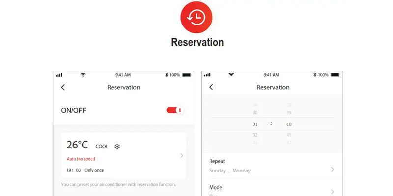 Chức năng đặt chỗ Reservation