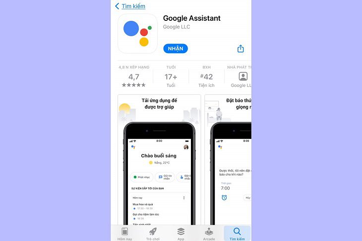 Tải ứng dụng Google Assistant Tải ứng dụng Google Assistant